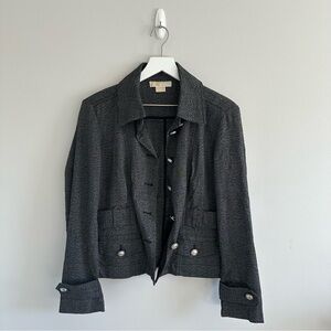 Michael Kors Charcoal Gray Blazer Jacket Size L